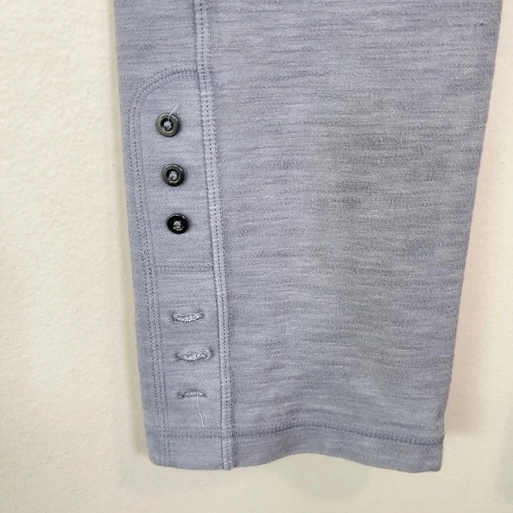 LULULEMON | RIDE ON CROP REFLECTIVE GREY SLUB  DENIM - Picture 9 of 14